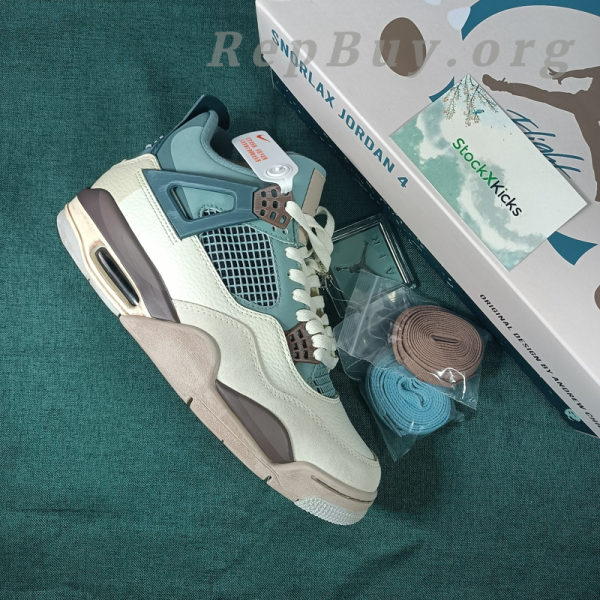 Top Version Nike Air Jordan 4 Snorlax Concept - 图片 4