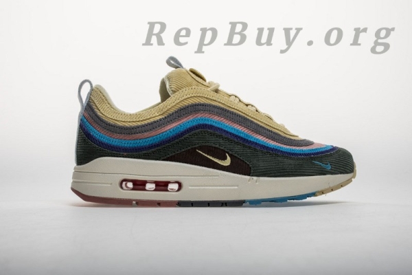 Top Version Nike Air Max 1/97 Sean Wotherspoon (Extra Lace Set Only) AJ4219-400 - Image 3