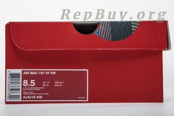 Top Version Nike Air Max 1/97 Sean Wotherspoon (Extra Lace Set Only) AJ4219-400 - Image 30