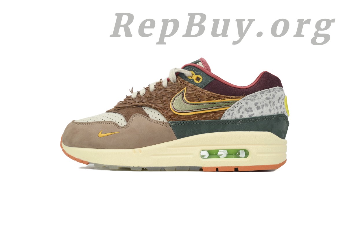 Best Top Version Nike Air Max 1 '87 Luxe University of Oregon PE (2024) HQ2639-100 Replica