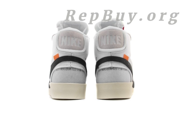 Top Version Nike Blazer Mid Off-White AA3832-100 - Image 6