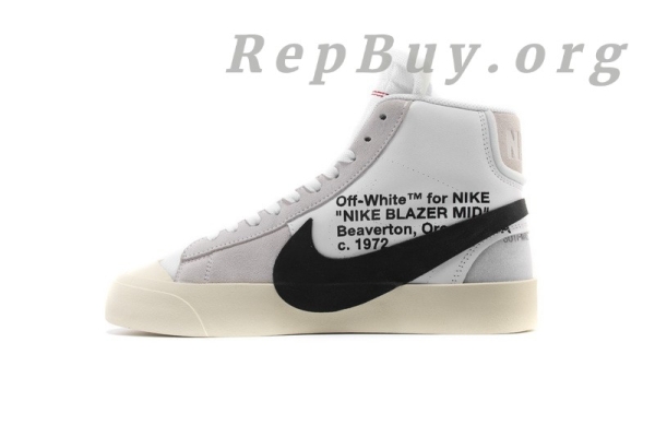 Top Version Nike Blazer Mid Off-White AA3832-100 - Image 3