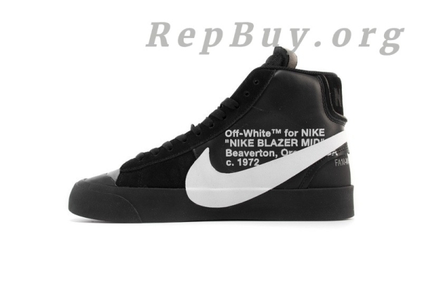 Top Version Nike Blazer Mid Off-White Grim Reaper AA3832-001 - Image 4