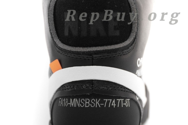 Top Version Nike Blazer Mid Off-White Grim Reaper AA3832-001 - Image 12