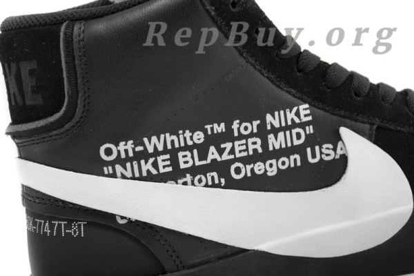 Top Version Nike Blazer Mid Off-White Grim Reaper AA3832-001 - Image 13