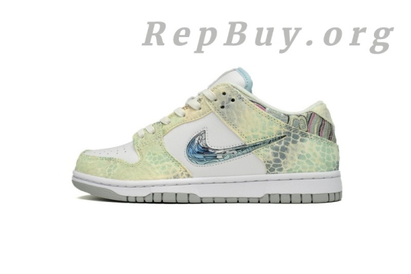 Top Version Nike Dunk Low Crown Prince Ao Bingsan, High Quality Replica Nike Dunks, Best Copy DV0831-101, 1:1 Replica Sneakers, Premium Fake Nike Shoes, Perfect Clone Dunk Low