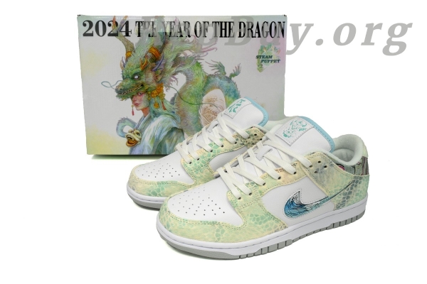 Top Version Nike Dunk Low Crown Prince Ao Bingsan, High Quality Replica Nike Dunks, Best Copy DV0831-101, 1:1 Replica Sneakers, Premium Fake Nike Shoes, Perfect Clone Dunk Low