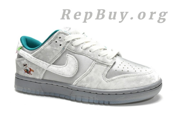Top Version Nike Dunk Low Ice (W) DO2326-001 - 图片 3