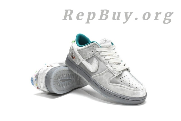 Top Version Nike Dunk Low Ice (W) DO2326-001 - 图片 4