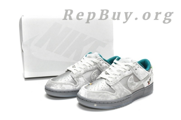 Top Version Nike Dunk Low Ice (W) DO2326-001 - 图片 19