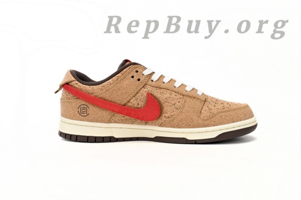 Top Version Nike Dunk Low SP CLOT Cork FN0317-121 - Image 3
