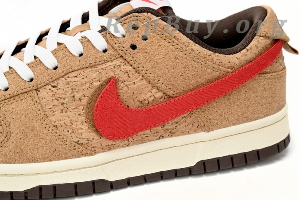 Top Version Nike Dunk Low SP CLOT Cork FN0317-121 - Image 8