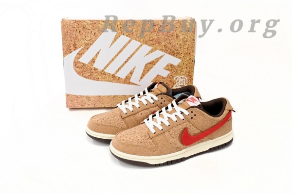 Top Version Nike Dunk Low SP CLOT Cork FN0317-121 - Image 15
