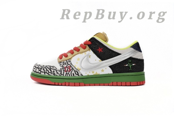 Top Version Nike Dunk Low What the Dunk Colorful Pigeon 318403-141 - Image 2