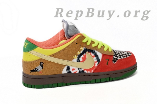 Top Version Nike Dunk Low What the Dunk Colorful Pigeon 318403-141 - Image 12