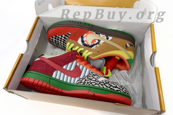 Top Version Nike Dunk Low What the Dunk Colorful Pigeon 318403-141 - Image 16