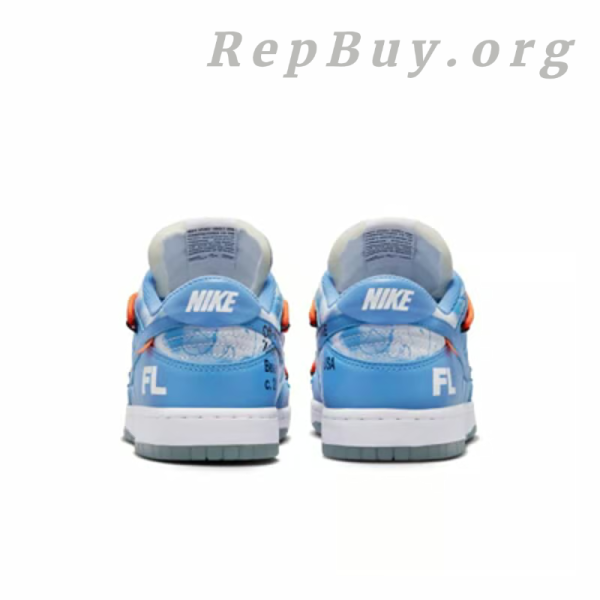 Top Version Nike Dunk LowOff-White Futura UNC DD0856-403 - 图片 4
