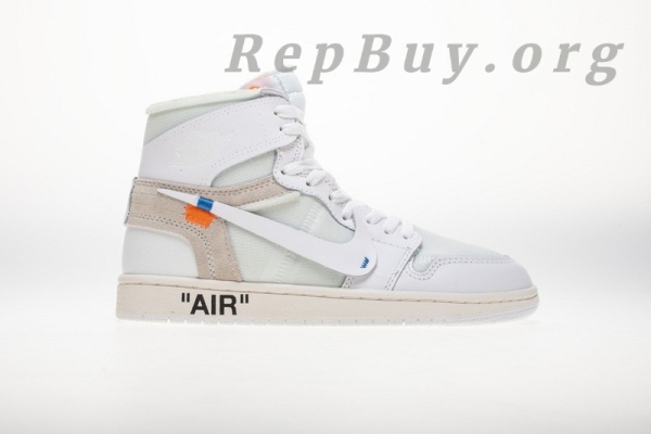Top Version Nike Jordan 1 Retro High Off-White White AQ0818-100 - Image 4