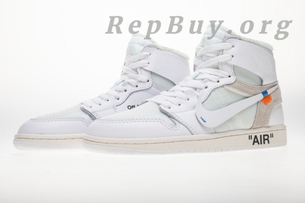 Top Version Nike Jordan 1 Retro High Off-White White AQ0818-100 - Image 5