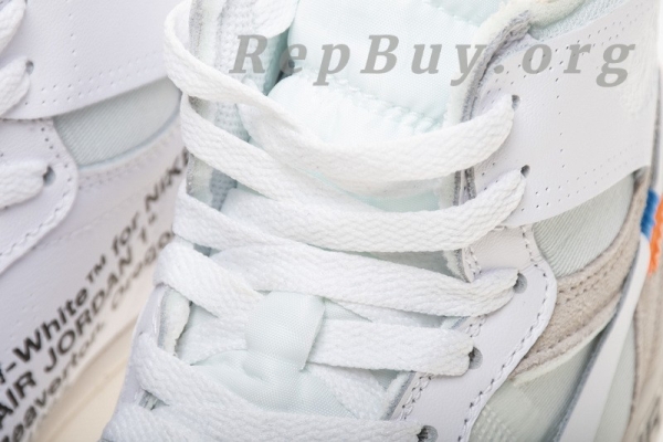 Top Version Nike Jordan 1 Retro High Off-White White AQ0818-100 - Image 10