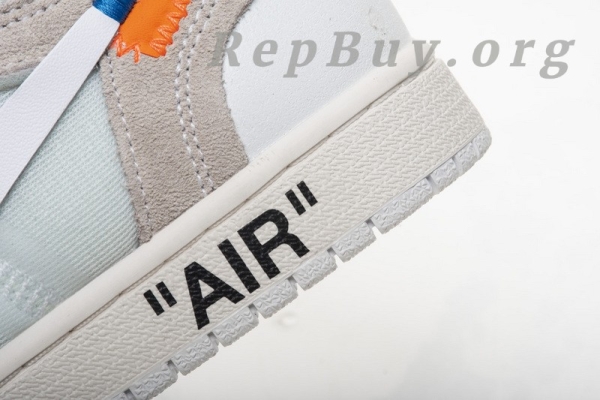 Top Version Nike Jordan 1 Retro High Off-White White AQ0818-100 - Image 18