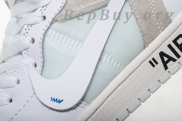 Top Version Nike Jordan 1 Retro High Off-White White AQ0818-100 - Image 15
