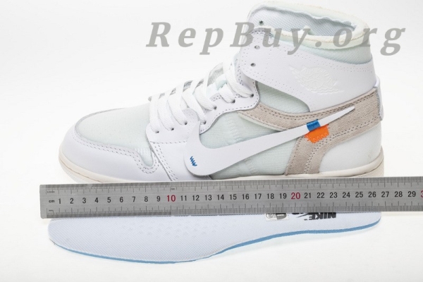 Top Version Nike Jordan 1 Retro High Off-White White AQ0818-100 - Image 29