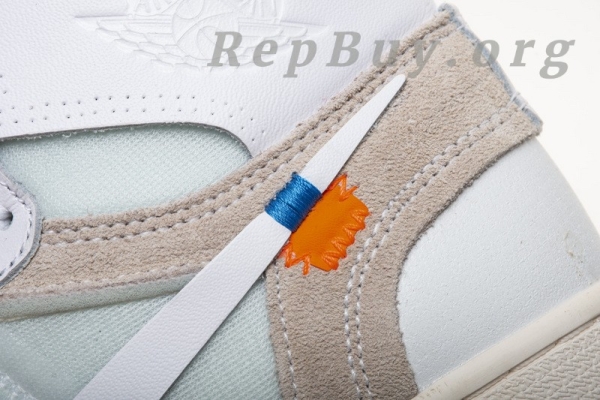 Top Version Nike Jordan 1 Retro High Off-White White AQ0818-100 - Image 17