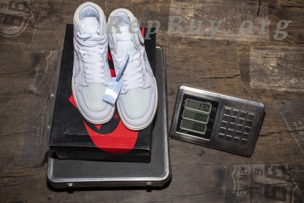 Top Version Nike Jordan 1 Retro High Off-White White AQ0818-100 - Image 38