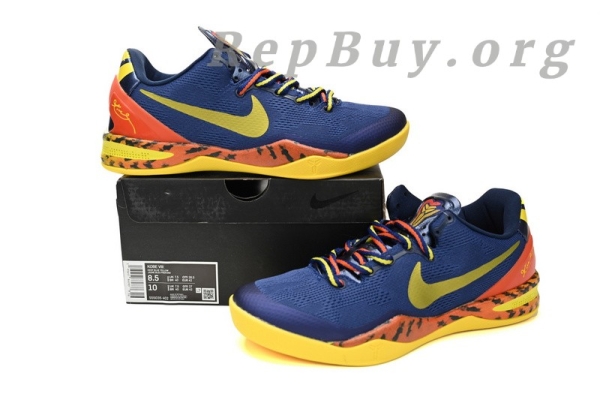 Top Version Nike Kobe 8 Barcelona Tiger 555035-402 - 图片 13