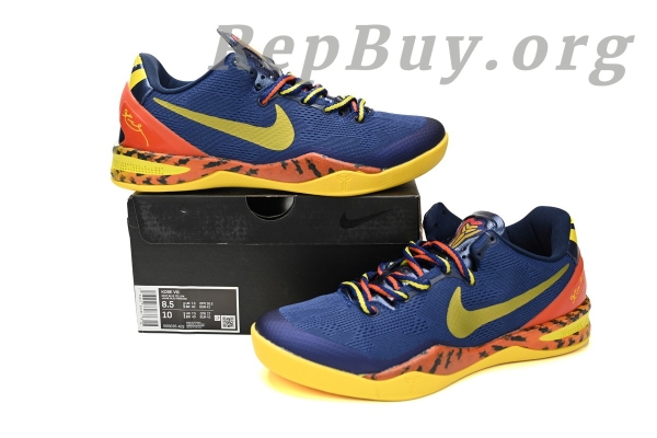 Top Version Nike Kobe 8 Barcelona Tiger 555035-402 - 图片 12