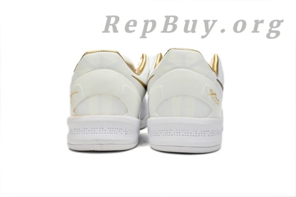 Top Version Nike Kobe 8 Protro White Metallic Gold FV6325-100 - Image 4