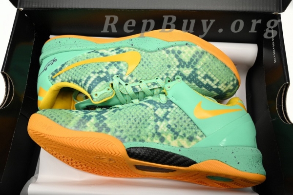 Top Version Nike Kobe 8, High Quality Replica Kobe 8, Best Copy Kobe 8 System, Green Glow Laser Orange 555035-304, Premium Replica Basketball Shoes, Fake Nike Kobe 8, Exact Copy Kobe 8, Unauthorized Nike Kobe Shoes, Perfect Replica Sneakers, Kobe 8 System Knockoff