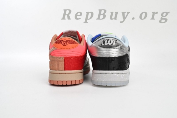 Top Version Nike Dunk Low SP What The CLOT FN0316-999 - Image 4