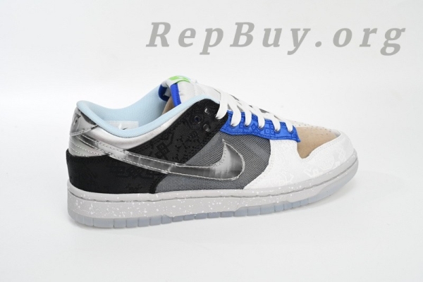 Top Version Nike Dunk Low SP What The CLOT FN0316-999 - Image 9