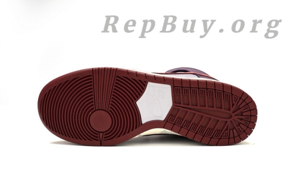 Top Version Nike SB Dunk High Daybreak Plum 313171-500 - 图片 5