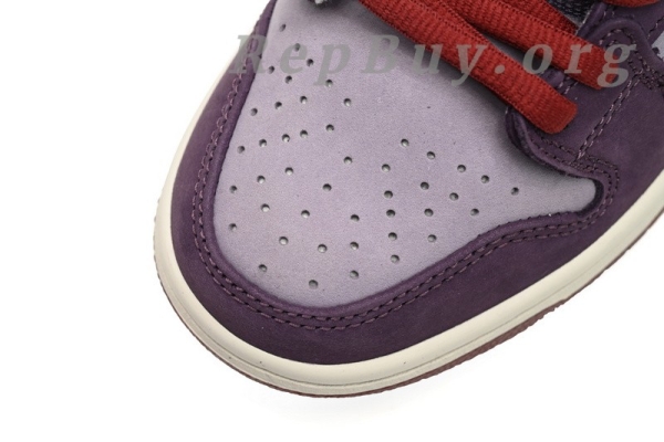 Top Version Nike SB Dunk High Daybreak Plum 313171-500 - 图片 7
