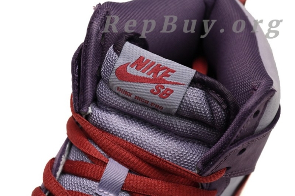 Top Version Nike SB Dunk High Daybreak Plum 313171-500 - 图片 8