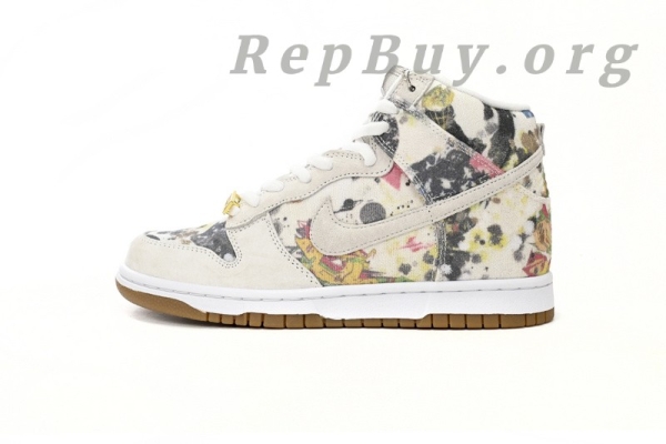 Top Version Nike SB Dunk High Supreme Rammellzee FD8779-100 - 图片 2