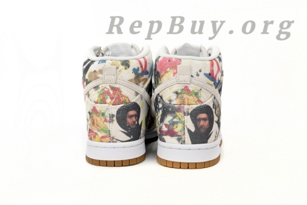 Top Version Nike SB Dunk High Supreme Rammellzee FD8779-100 - 图片 7