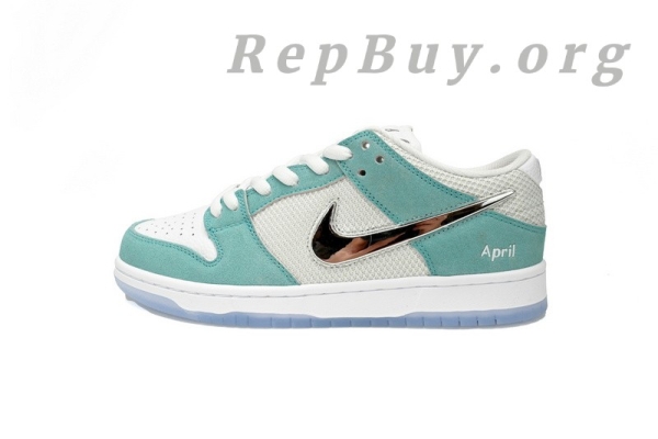 Top Version Nike SB Dunk Low April Skateboards FD2562-400 - 图片 2