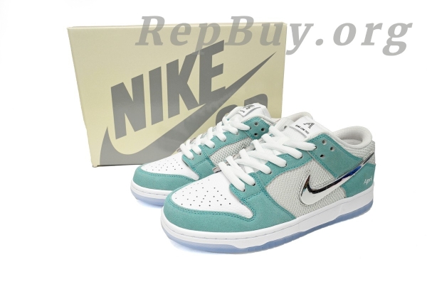 Top Version Nike SB Dunk Low April Skateboards FD2562-400 - 图片 14