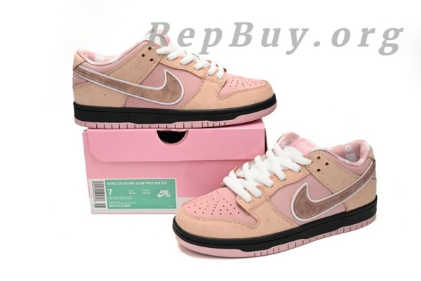Top Version Nike SB Dunk Low Concepts Pink Lobster BV1310-800 - Image 13