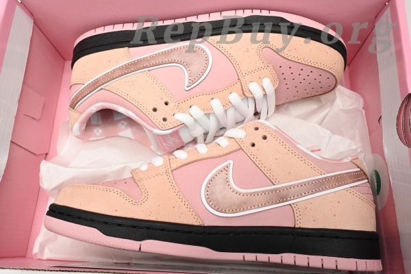 Top Version Nike SB Dunk Low Concepts Pink Lobster BV1310-800 - Image 15