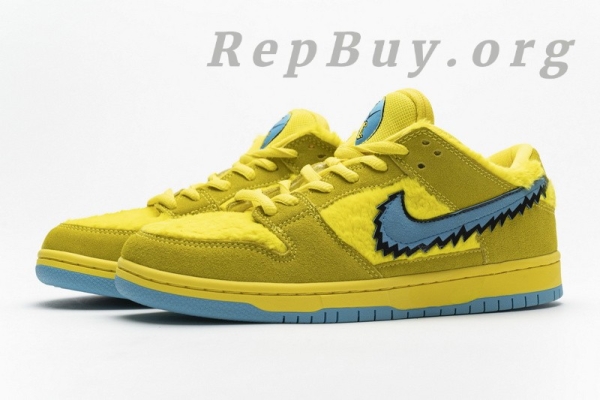 Top Version Nike SB Dunk Low Grateful Dead Bears Opti Yellow CJ5378-700 - Image 13