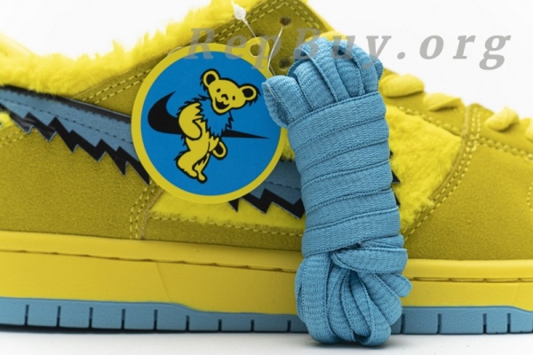 Top Version Nike SB Dunk Low Grateful Dead Bears Opti Yellow CJ5378-700 - Image 10