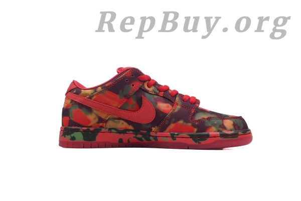 Top Version Nike SB Dunk Low Poppy Field, The Wizard of Oz FZ1291-600, high quality replica Nike SB Dunk, best copy Nike shoes, 1:1 rep sneakers, premium replica sneakers, exact copy Nike SB Dunk Low, perfect clone shoes, top-tier rep Nike, flawless imitation sneakers