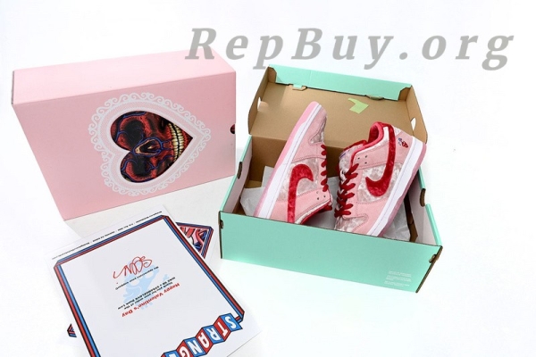 Top Version Nike SB Dunk Low StrangeLove Skateboards CT2552-800 - 图片 13