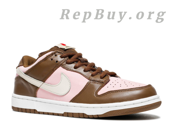 Top Version Nike SB Dunk Low Stussy Cherry 304292-671 - 图片 3
