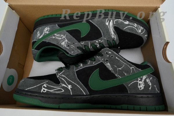 Top Version Nike SB Dunk Low There Skateboards HF7743-001 - 图片 12